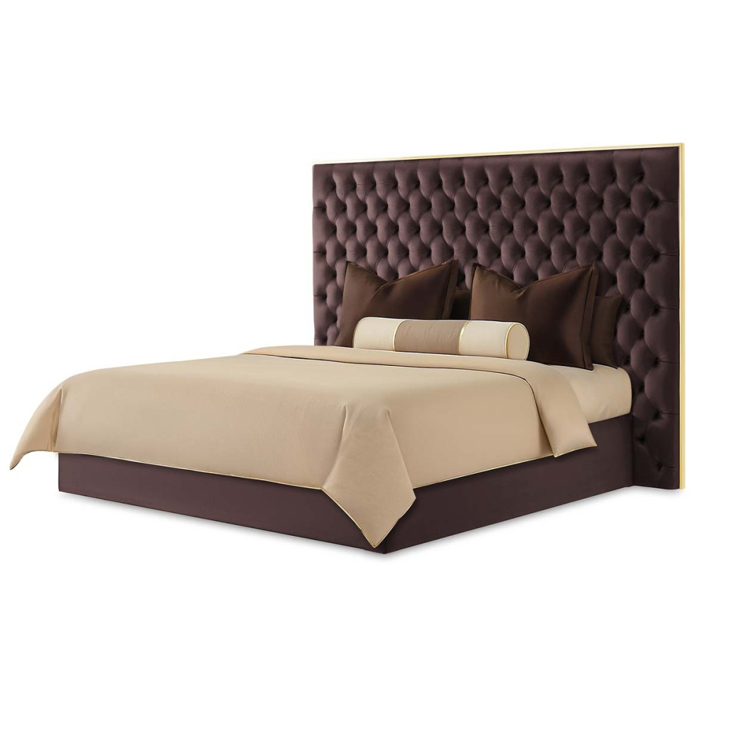 Dahlia Queen Lift Up Storage Bed By Michael Amini DUB-AEC135QN-HL