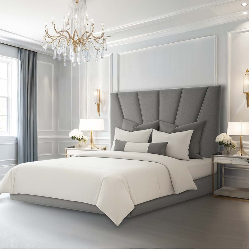 Rose Queen Lift Up Storage Bed by Michael Amini DUB-AEC134QN-HL