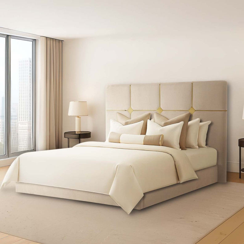 Zennia King Lift Up Storage Bed by Michael Amini DUB-AEC110EK-HL