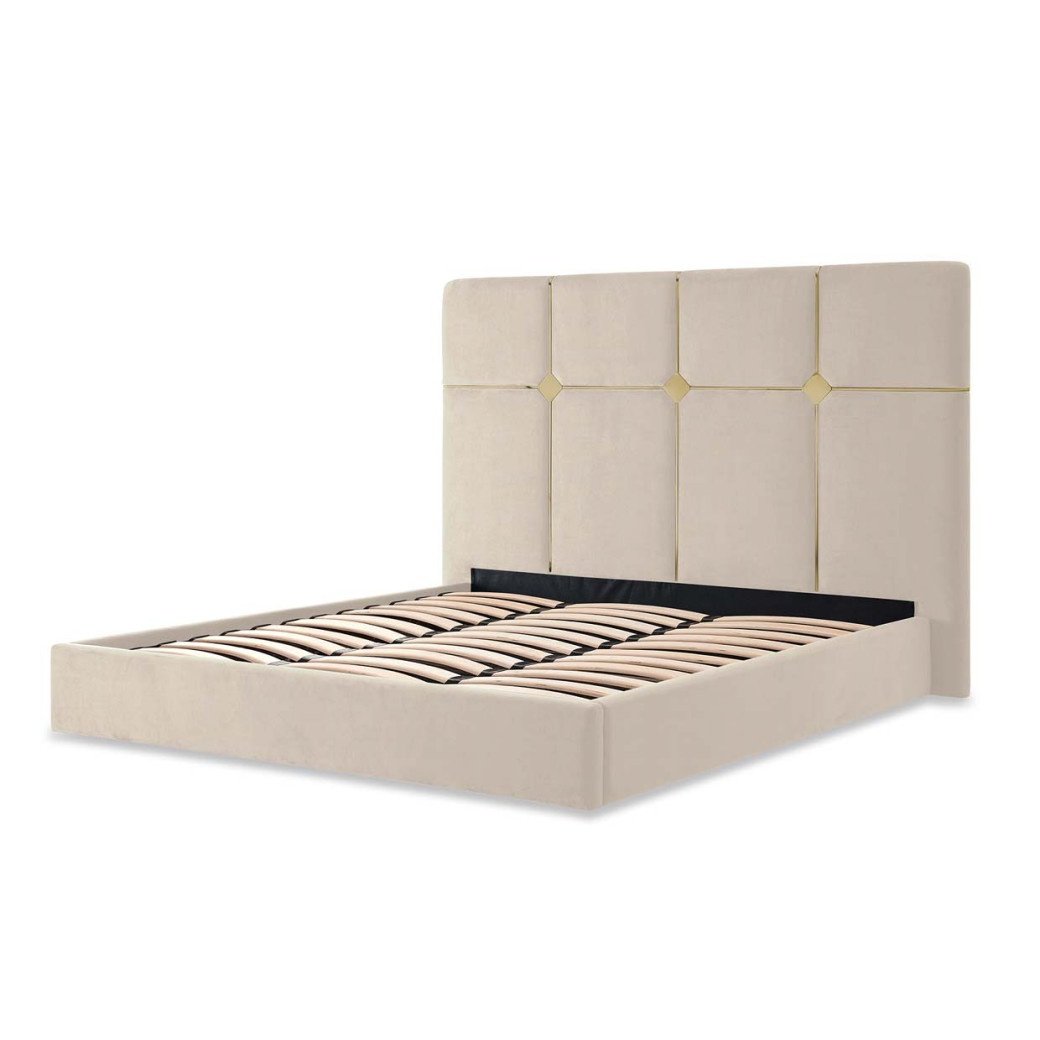 Zennia King Lift Up Storage Bed by Michael Amini DUB-AEC110EK-HL