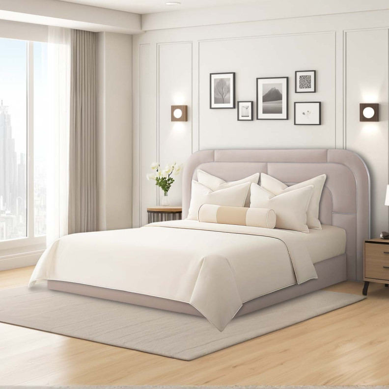 Orchid Queen Lift Up Storage Bed by Michael Amini DUB-AEC108QN-HL