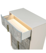 5-Drawer Chest Stone Finish Pavira Collection By Michael Amini 9023070SA-837