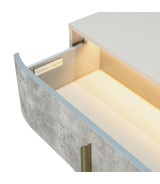 5-Drawer Chest Stone Finish Pavira Collection By Michael Amini 9023070SA-837