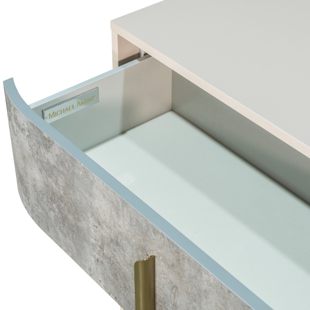 5-Drawer Chest Stone Finish Pavira Collection By Michael Amini 9023070SA-837