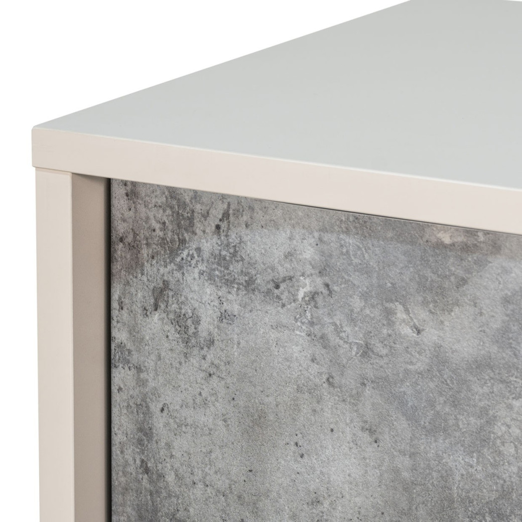 5-Drawer Chest Stone Finish Pavira Collection By Michael Amini 9023070SA-837