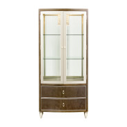 Display Cabinet Villa Cherrie Hazelnut Collection By Michael Amini