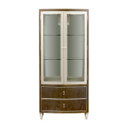 Display Cabinet Villa Cherrie Hazelnut Collection By Michael Amini