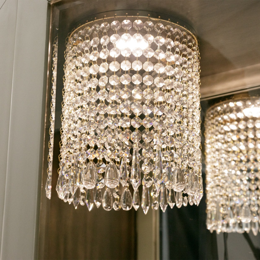 Display Cabinet Villa Cherrie Hazelnut Collection By Michael Amini
