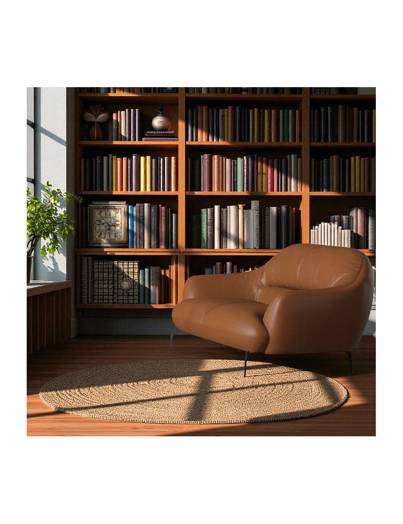 LV00937 Leather Sofa Cognac finish Leonia Collection By Acme Furniture
