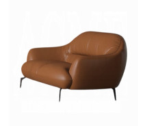 LV00937 Leather Sofa Cognac finish Leonia Collection By Acme Furniture