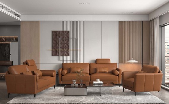 LV00943 Leather Sofa...