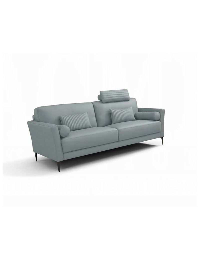 LV00946 Leather Sofa watery leather finish Tussio Collection By Acme Furniture