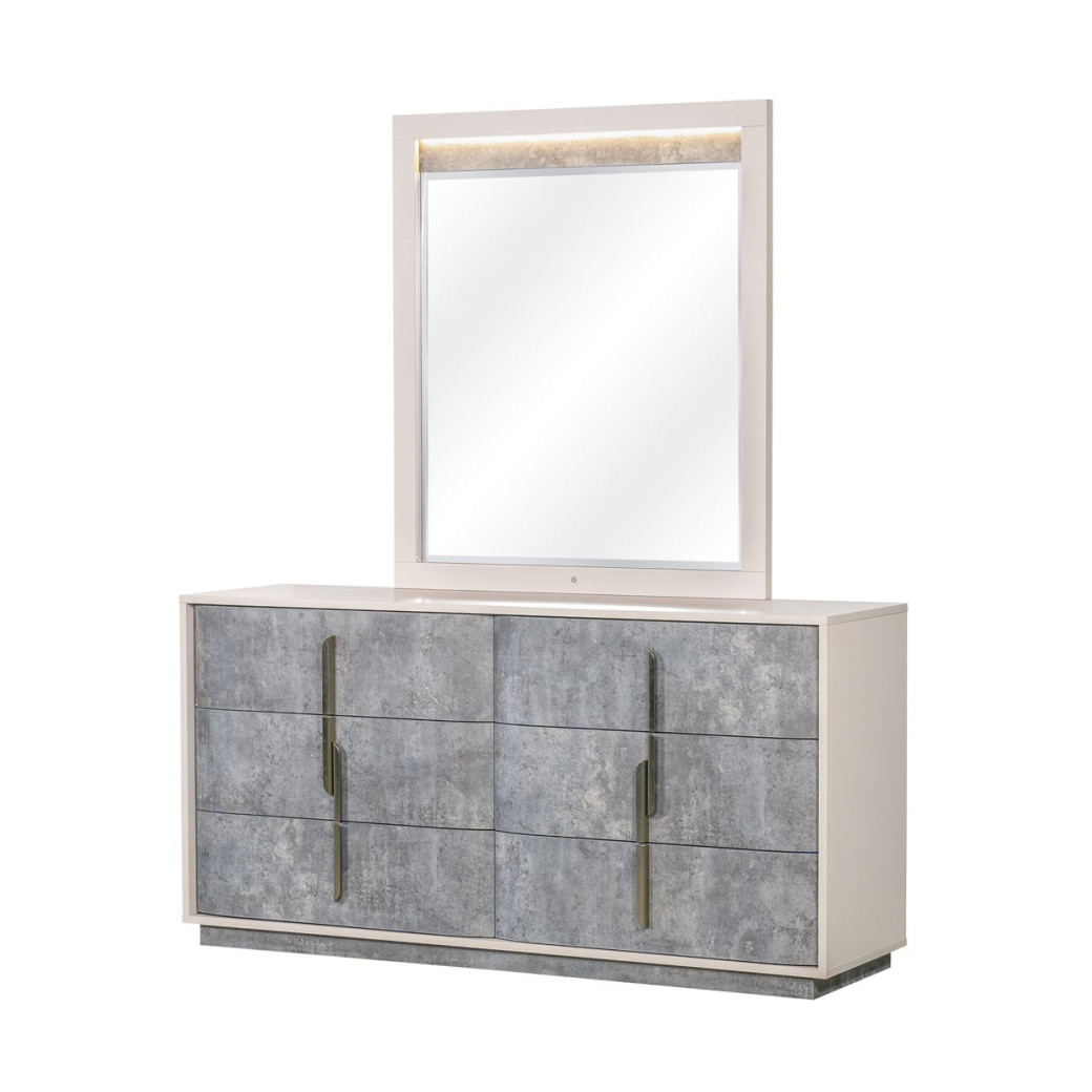 Dresser Stone Finish Pavira Collection By Michael Amini 9023050SA-060-837