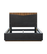 Queen Bed Charcoal Finish Kayner Collection by Michael Amini  9024012QN3-838