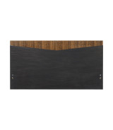 Queen Bed Charcoal Finish Kayner Collection by Michael Amini  9024012QN3-838