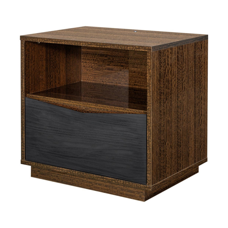 1-Drawer Nightstand Finish Kayner Collection by Michael Amini 9024040-838