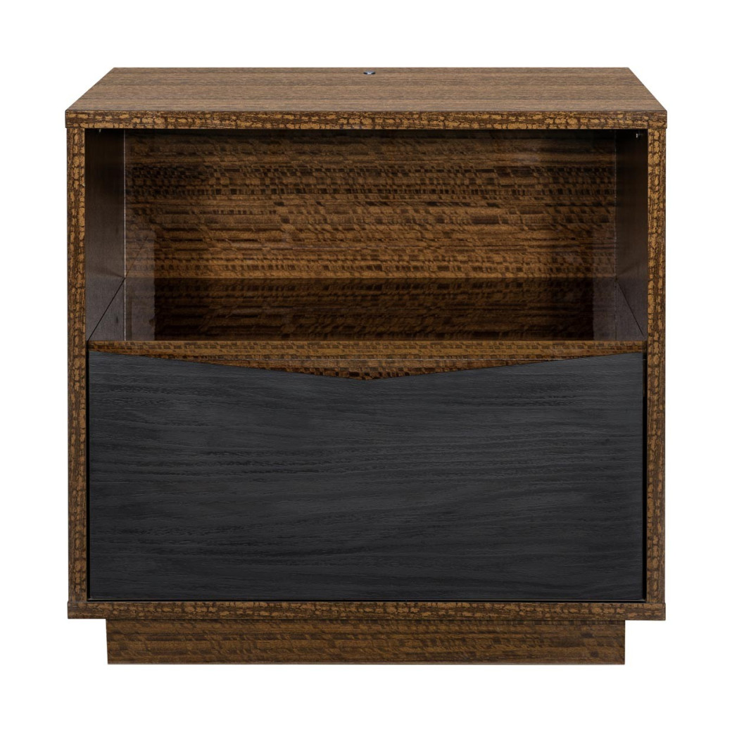 1-Drawer Nightstand Finish Kayner Collection by Michael Amini 9024040-838