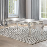DN01367 7PC Champagne Finish Dining Room Bently Collection By Acme Furniture