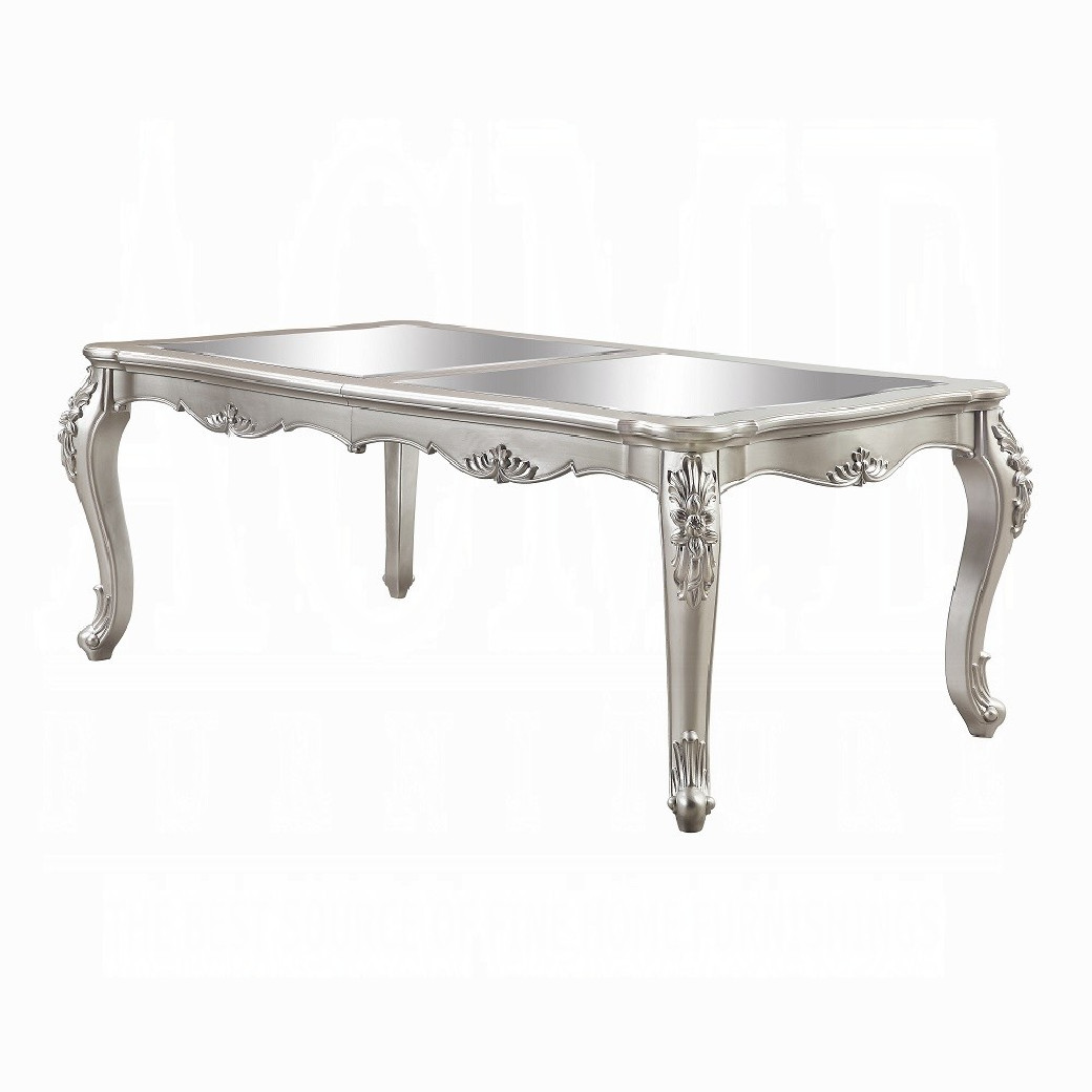 DN01367 7PC Champagne Finish Dining Room Bently Collection By Acme Furniture