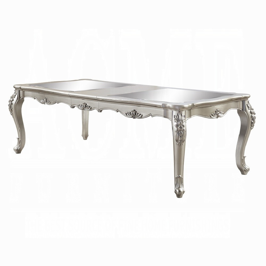 DN01367 7PC Champagne Finish Dining Room Bently Collection By Acme Furniture