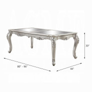 DN01367 7PC Champagne Finish Dining Room Bently Collection By Acme Furniture
