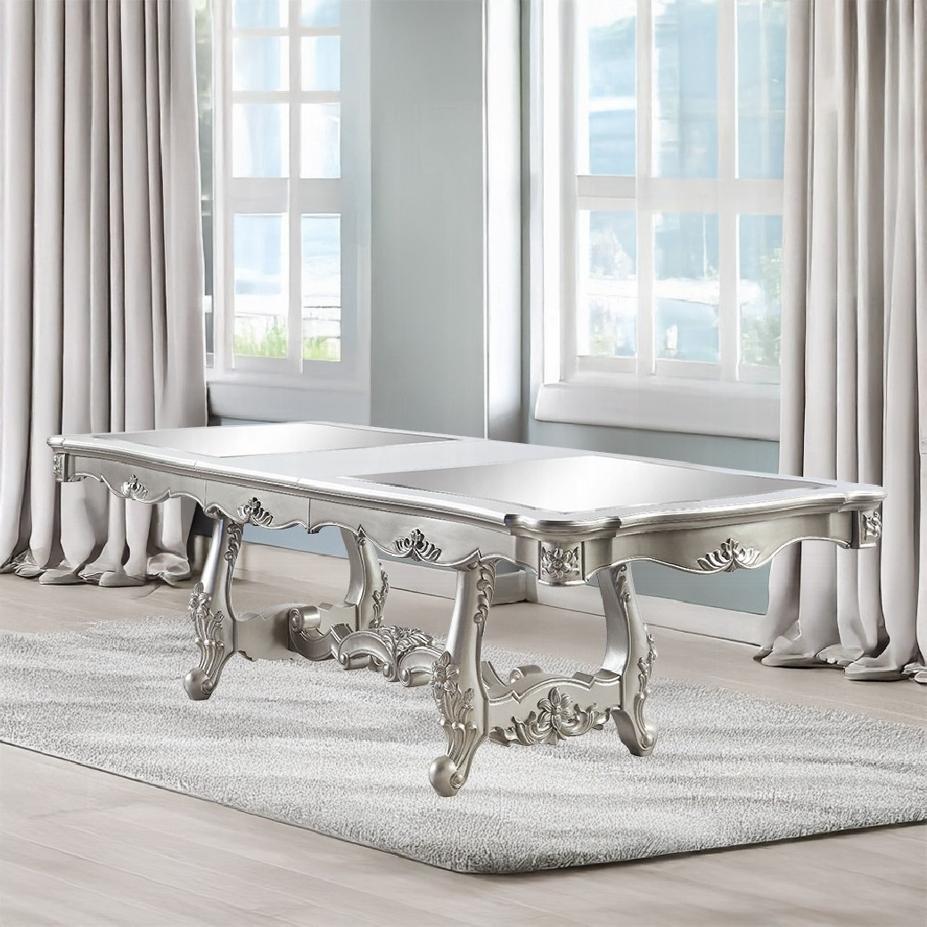DN01368 Champagne Finish Dining Room Bently Collection By Acme Furniture