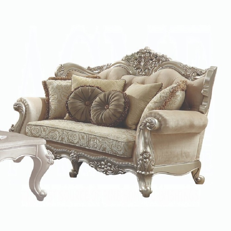 50661 Loveseat W/5 Pillows Bently Collection By Acme Furniture