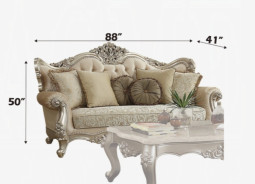 50660 Sofa W/7 Pillows Bently Collection By Acme Furniture