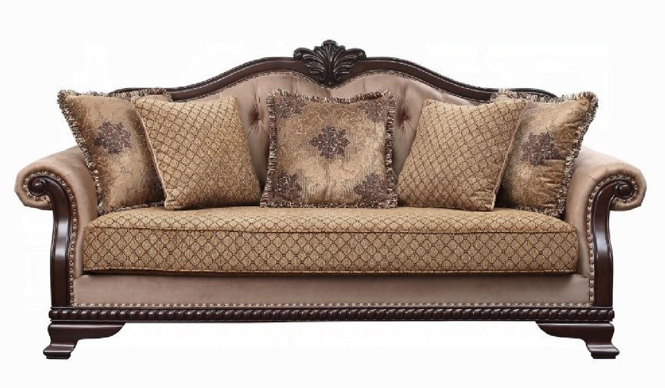 58265 Sofa W/5 Pillows Chateau De Ville Collection By Acme Furniture