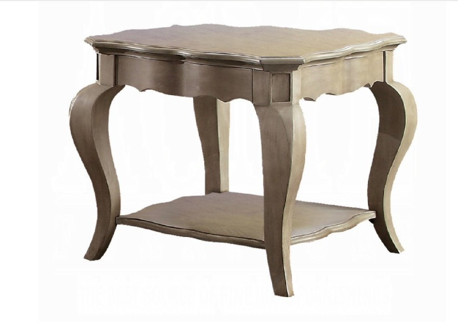 86050 Antique Taupe Finish Occasional Tables Chelmsford Collection by Acme Furniture
