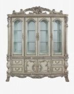 68177 Hutch & Buffet Dresden Vintage Bone White Collection by Acme Furniture