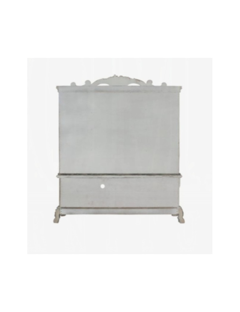 68177 Hutch & Buffet Dresden Vintage Bone White Collection by Acme Furniture
