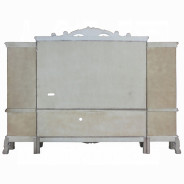 91470 Entertainment Center Vintage Bone White Finish  Dresden Collection by Acme Furniture