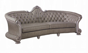58170 Vintage Bone White Finish Sofa Dresden Collection by Acme Furniture