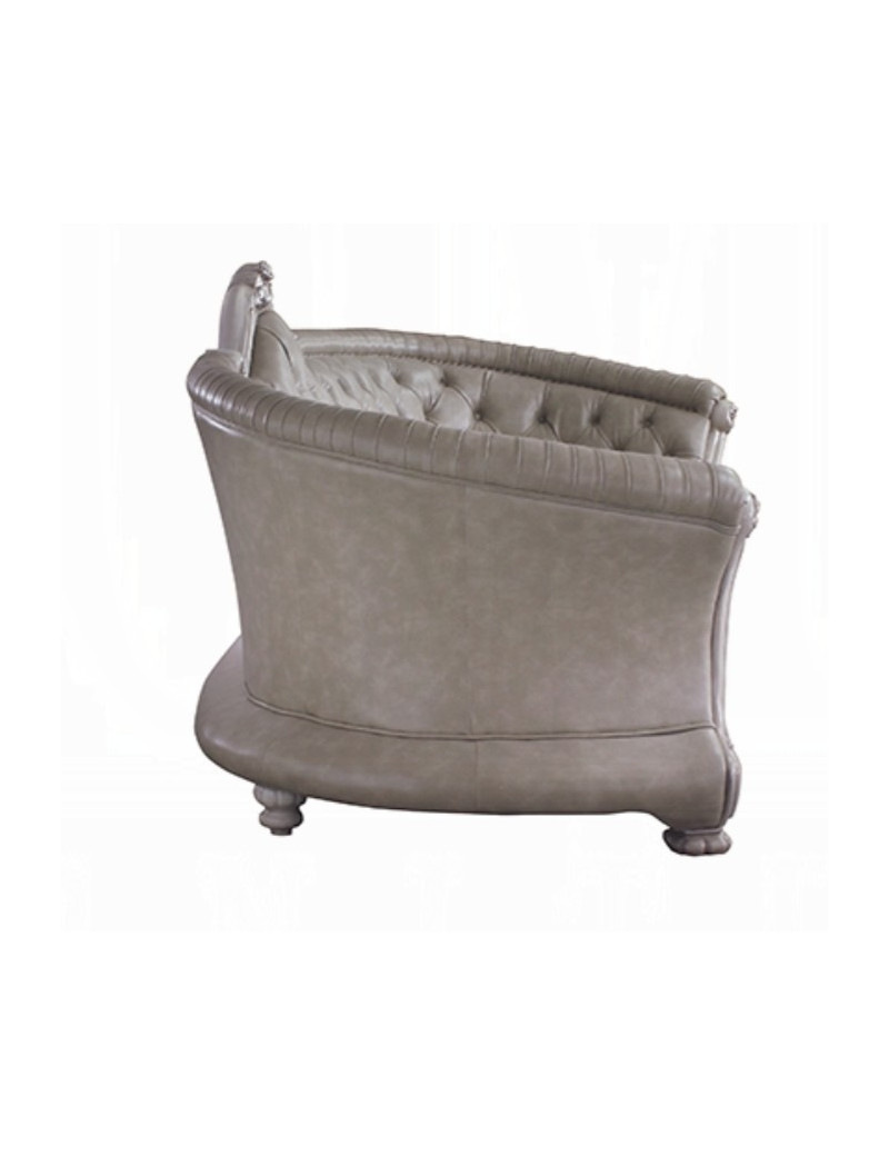 58170 Vintage Bone White Finish Sofa Dresden Collection by Acme Furniture