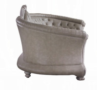 58170 Vintage Bone White Finish Sofa Dresden Collection by Acme Furniture