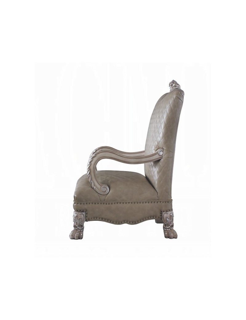 58170 Vintage Bone White Finish Sofa Dresden Collection by Acme Furniture
