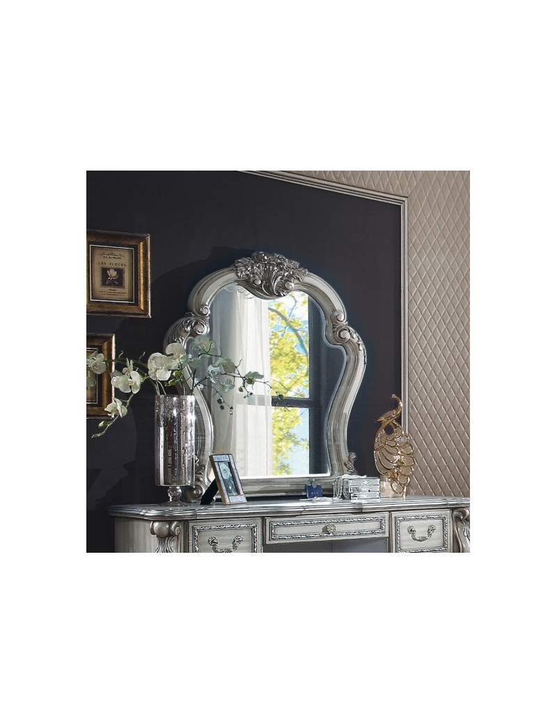 28193 Vintage Bone White Finish Vanity Desk Dresden Collection By Acme Furniture