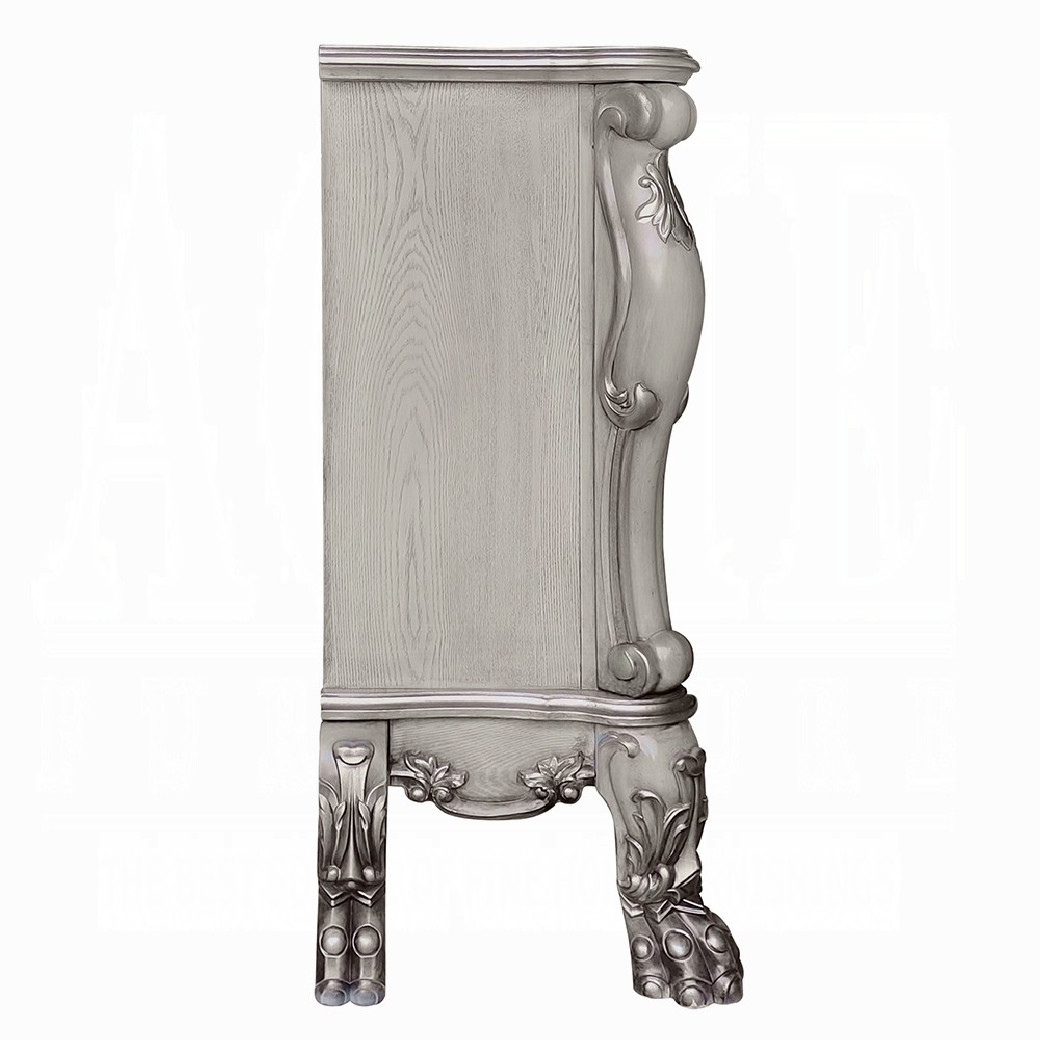 AC01310 Vintage Bone White Finish Fireplace Dresden Collection by Acme Furniture