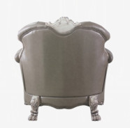 58177 Chair PU & Bone white Finish Dresden Collection By Acme Furniture