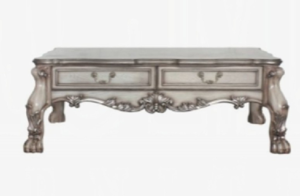 88175 Occasional Tables Vintage Bone White Finish Dresden Collection By Acme Furniture