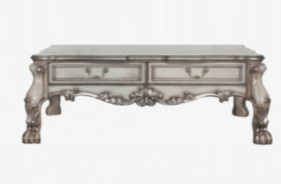 88175 Occasional Tables Vintage Bone White Finish Dresden Collection By Acme Furniture