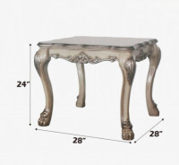 88175 Occasional Tables Vintage Bone White Finish Dresden Collection By Acme Furniture