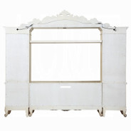 91440 Antique White Finish Entertainment Center Gorsedd Collection by Acme Furniture