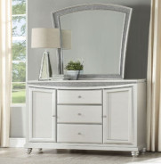 61800 Dining Room Platinum Finish Maverick Collection by Acme Furniture