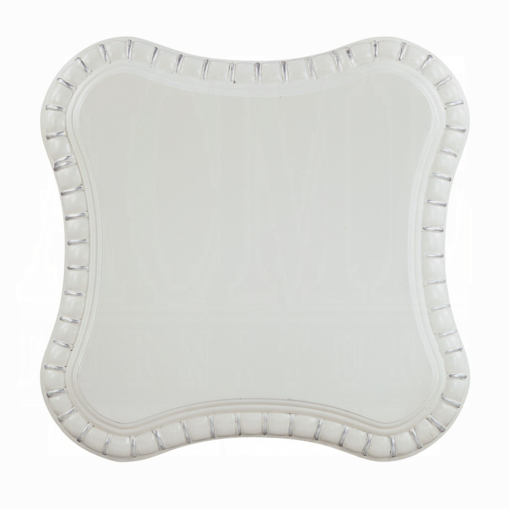 LV00800 Antique White Finish Coffee Table Vanaheim Collection By Acme Furniture