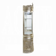 DN 01211 Lavish Classic  Antique Silver & Gold Finish Curio Sorina Collection By Acme Furniture
