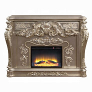 AC01619 Antique Gold Finish Fireplace Sorina Collection by Acme Furniture