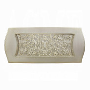 DN 01208 Lavish Classic PU & Antique Gold Finish Dining Set Sorina Collection By Acme Furniture