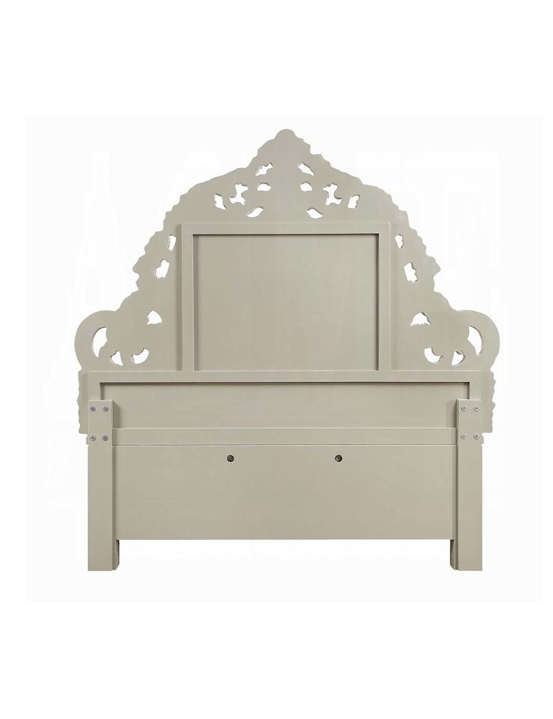 BD 01241Lavish Classic EK PU & Antique Gold Finish Sorina Collection By Acme Furniture